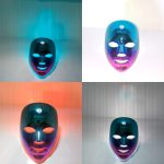 ماسک نقابی ال ای دی لمسی و شارژی اولتراسونیک کره در هفت رنگ متفاوت (ultrasonic korea)