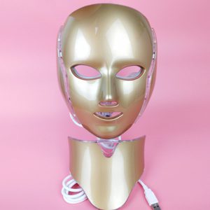 ماسک ال ای دی نقابی مدل گلد 7 رنگ