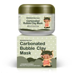 ماسک حبابی کربن مغذی و پاک کننده عمیق پوست بیوآکوا BIOAQUA Carbonated Bubble Mask